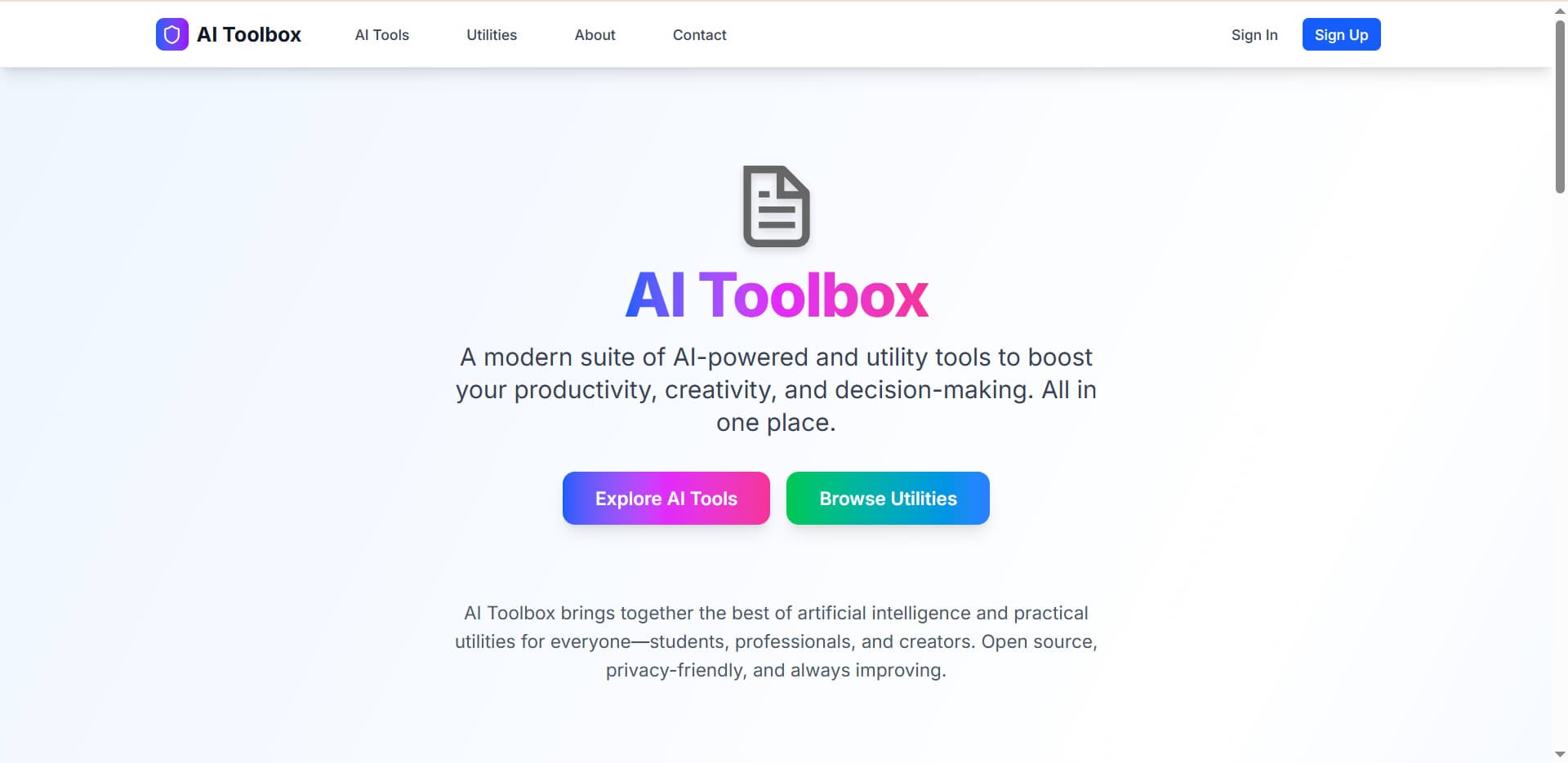 Ai-Toolbox